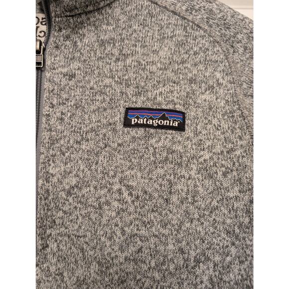Patagonia Better Sweater Quarter Zip Fleece Pullover Sweater Size Medium Gray - Picture 2 of 6